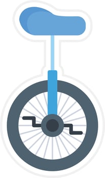 Monocycle Vector Icon