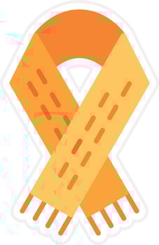 Scarf Vector Icon