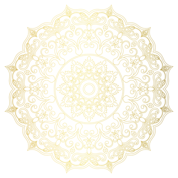 Golden mandala.Mandala de lujo .color dorado png