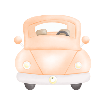 cutie car in autumn png