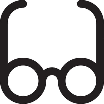 Glasses optical icon symbol image vector. Illustration of sunglasses protection eyesight graphic design image vector