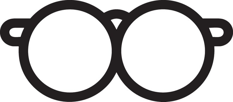 Glasses optical icon symbol image vector. Illustration of sunglasses protection eyesight graphic design image vector