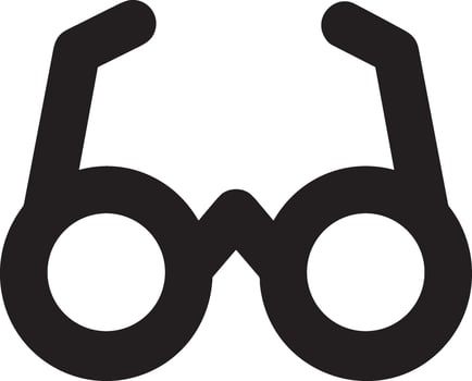 Glasses optical icon symbol image vector. Illustration of sunglasses protection eyesight graphic design image vector