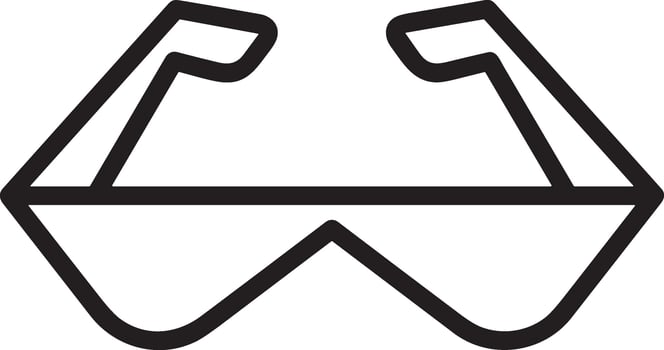 Glasses optical icon symbol image vector. Illustration of sunglasses protection eyesight graphic design image vector