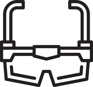 Glasses optical icon symbol image vector. Illustration of sunglasses protection eyesight graphic design image vector