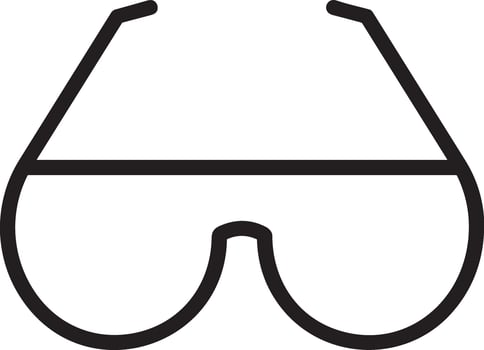 Glasses optical icon symbol image vector. Illustration of sunglasses protection eyesight graphic design image vector