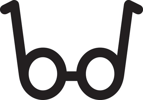 Glasses optical icon symbol image vector. Illustration of sunglasses protection eyesight graphic design image vector