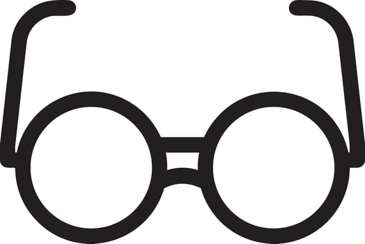 Glasses optical icon symbol image vector. Illustration of sunglasses protection eyesight graphic design image vector
