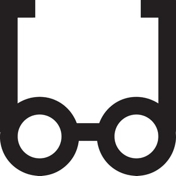 Glasses optical icon symbol image vector. Illustration of sunglasses protection eyesight graphic design image vector