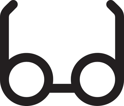 Glasses optical icon symbol image vector. Illustration of sunglasses protection eyesight graphic design image vector