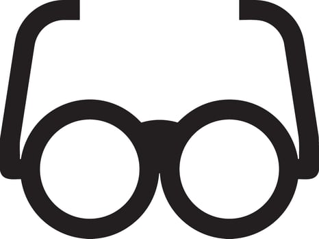 Glasses optical icon symbol image vector. Illustration of sunglasses protection eyesight graphic design image vector