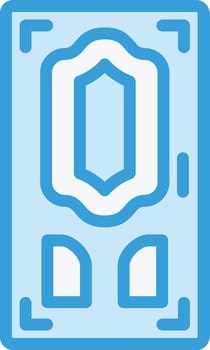 Door Vector Icon Design Illustration