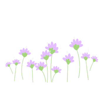 Purple flowers shrubs in garden decorations png