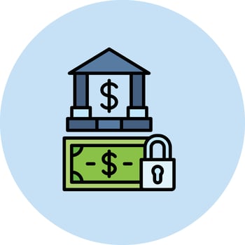 Secured Loan Vector Icon