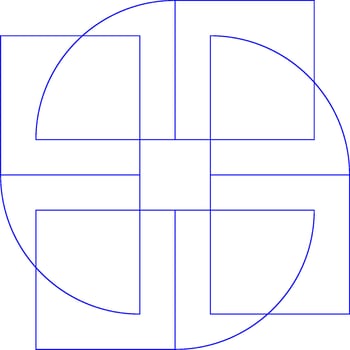 monoline boho geometric vector