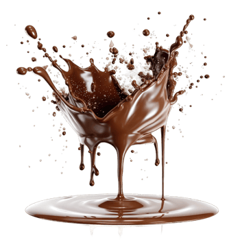 chocolate splashes png transparent background