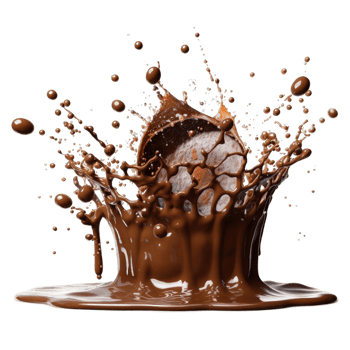 chocolate splashes png transparent background