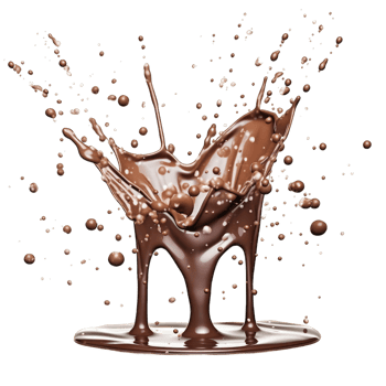 chocolate splashes png transparent background