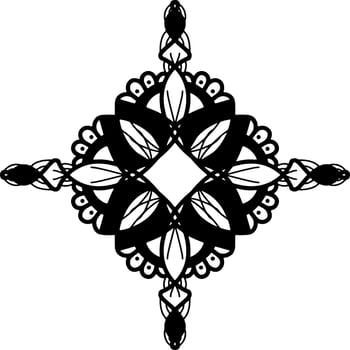 abstract floral ornament vector