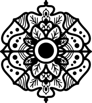 abstract floral ornament vector