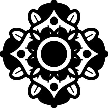 abstract floral ornament vector
