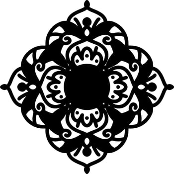 abstract floral ornament vector
