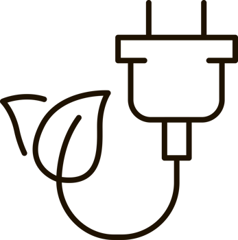 renewable green energy line icon illustration png