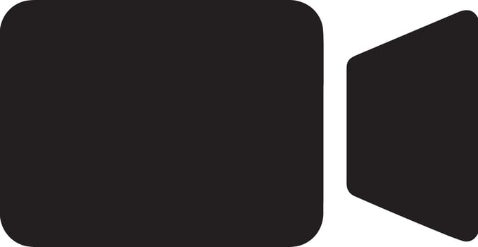 Camera photography icon symbol vector image. Illustration of multimedia photographic lens graphic design image