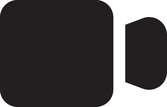 Camera photography icon symbol vector image. Illustration of multimedia photographic lens graphic design image
