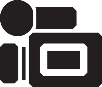 Camera photography icon symbol vector image. Illustration of multimedia photographic lens graphic design image