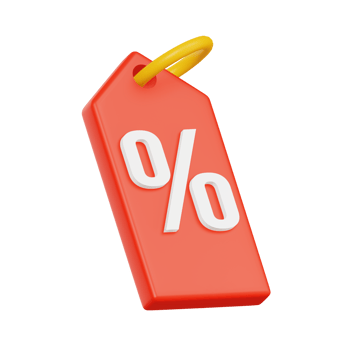 tag sale 3D Icon png