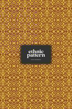 Tenun Indonesia Aceh Pattern weaving background vector