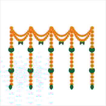 Diwali Toran Drawing, Craft Your Festive Decor vector
