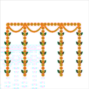 Decorate Your Home with Diwali Toran Art vector