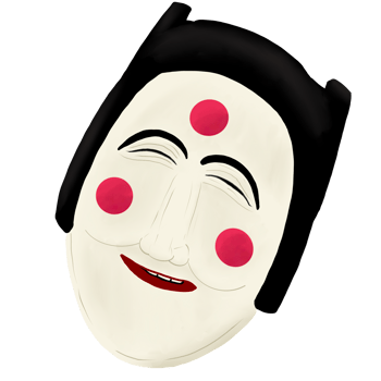 clown with a mask png