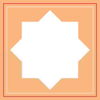 Orange and white background color with stripe line shape. Suitable for social media post and web. Star shape. vector