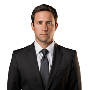 Businessman in jacket isolated png
