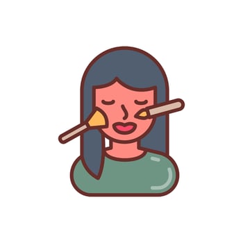 Beauty icon in vector. Illustration vector