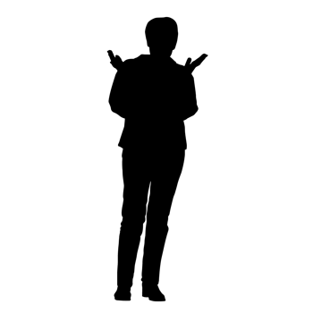 People silhouette overlay. Shape and shapes. Graphic resource and backdrop. PNG