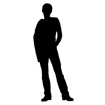 People silhouette overlay. Shape and shapes. Graphic resource and backdrop. PNG