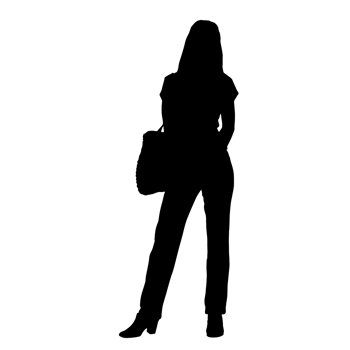 People silhouette overlay. Shape and shapes. Graphic resource and backdrop. PNG