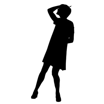 People silhouette overlay. Shape and shapes. Graphic resource and backdrop. PNG