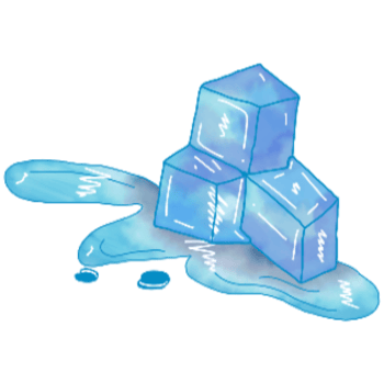 Ice cube cartoon png