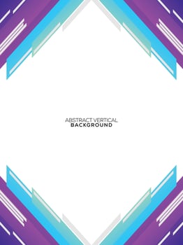 geometric modern vertical background design vector