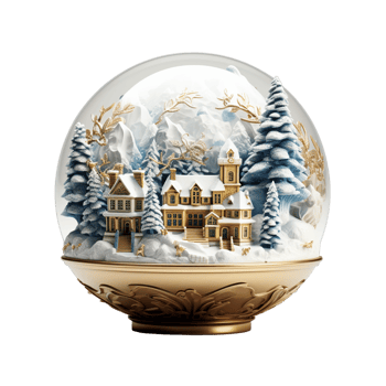 AI generated Canvas Wrap Christmas Winter Advent Calendars png