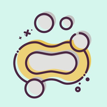 Icon Bubble. related to Cleaning symbol. MBE style. simple design editable. simple illustration vector