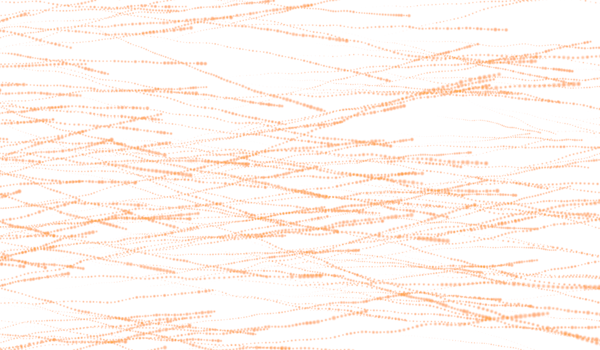 3D abstract digital technology yellow-orang light particles png