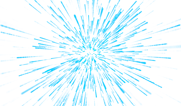 3D abstract digital technology blue light particles png