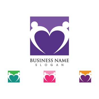Community, network and social icon vector
