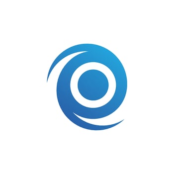 Water wave icon vector